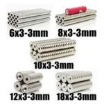10~200Pcs 6×3 8×3 10×3 12×3 18×3 Hole 3mm N35 NdFeB Countersunk Round Magnet Super Powerful Strong Permanent Magnetic imane Disc
