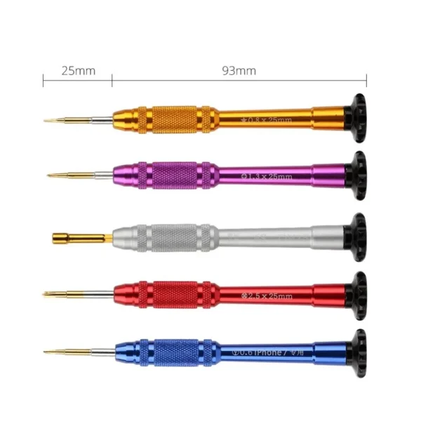DIYFIX-Phone-Repair-Tools-Kit-5-in-1-Precision-Screwdriver-Set-for-iPhone-X-8-7-6S-6-Disassemble-Opening-Kit-3