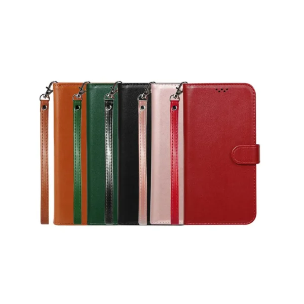 Galaxy-s21-FE-5g-PU-leather-wallet-case-wrist-strap-ID-card-red-66