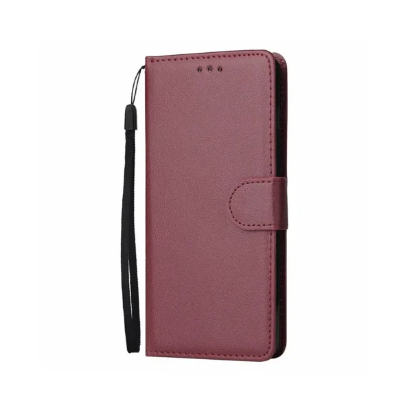 Galaxy-s21-Fe-5g-leather-wallet-case-silky-finish-3-card-1-pocket-wine–2