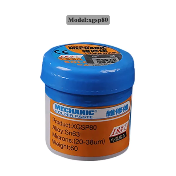Mechanic Original solder paste xg-z40 Flux 25-45um with Syringe Flux for Mobile Phone PCB SMD Repair Soldering Cream-5