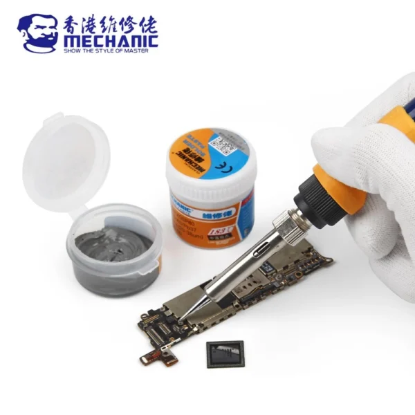 Mechanic Original solder paste xg-z40 Flux 25-45um with Syringe Flux for Mobile Phone PCB SMD Repair Soldering Creamb-1