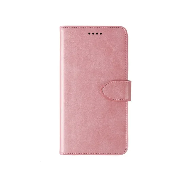 Oppo-A77-5G-PU-leather-wallet-case-wrist-strap-ID-card-rose-gold-3