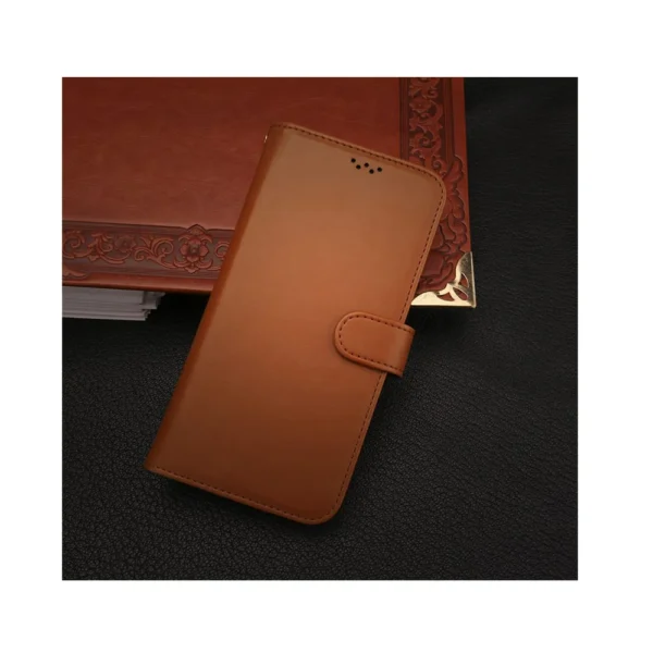 Samsung-Galaxy-s22-PU-leather-wallet-case-wrist-strap-ID-card-orange-3