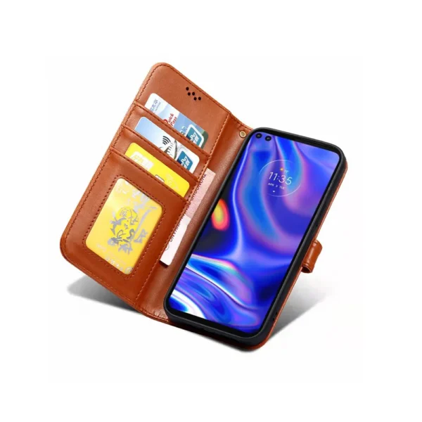 Samsung-Galaxy-s22-PU-leather-wallet-case-wrist-strap-ID-card-orange-4