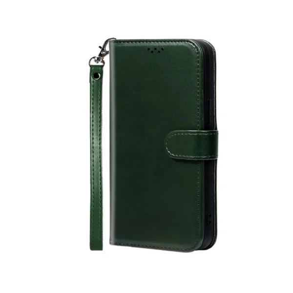 Samsung-Galaxy-s22-plus-PU-leather-wallet-case-wrist-strap-ID-card-green-2