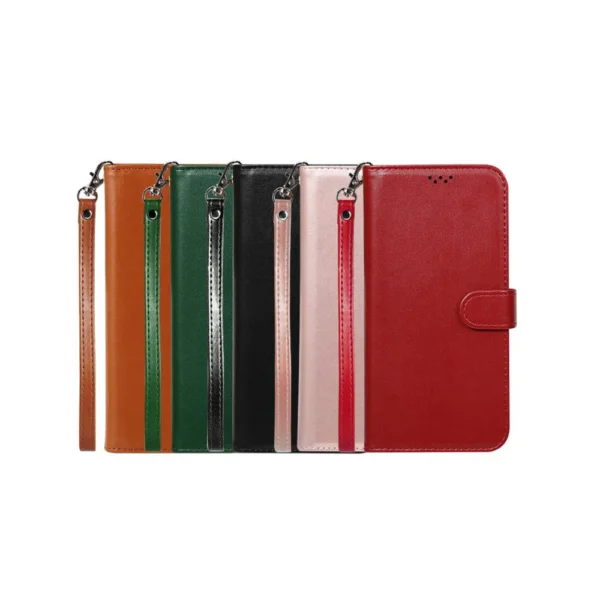 Samsung-Galaxy-s22-plus-PU-leather-wallet-case-wrist-strap-ID-card-green-6