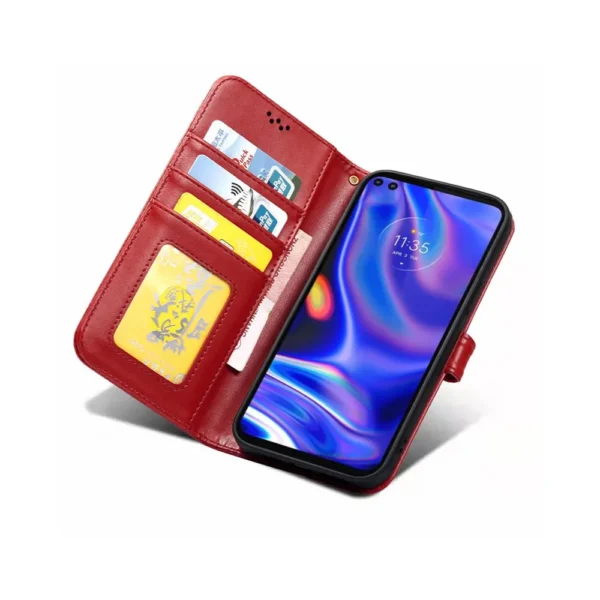 Samsung-galaxy-A13-PU-leather-wallet-case-wrist-strap-ID-card-red-444