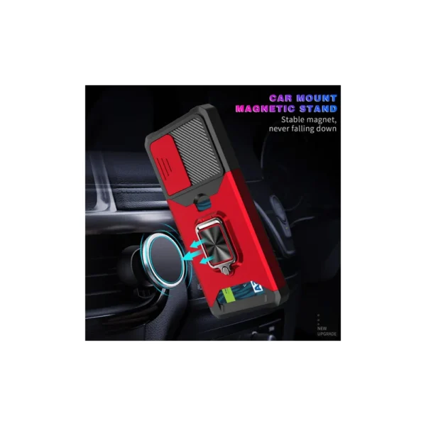 Samsung-galaxy-a04-Case-shockproof-multifunction-with-card-slot-red-5