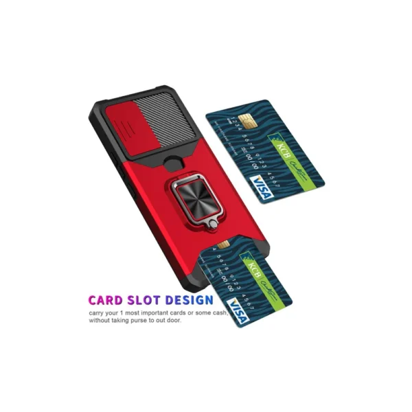 Samsung-galaxy-a04-Case-shockproof-multifunction-with-card-slot-red-6