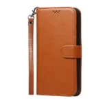 Samsung-galaxy-a04-PU-leather-wallet-case-wrist-strap-ID-card-orange-1