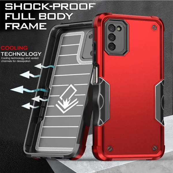 Samsung-galaxy-s21-fe-5g-Case-shockproof-Impact-proof-dual-layer-black–4