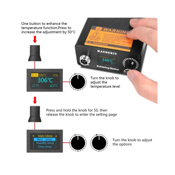 T12-5Pin-Soldering-Station-Electric-Digital-Adjustable-Temperature-Portable-Bga-Rework-Station-With-Welding-Iron-Tip-Tool-bbb
